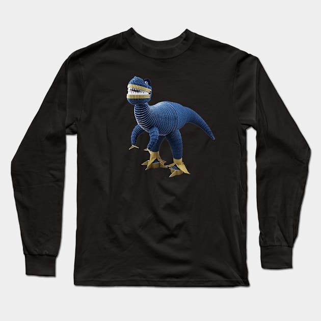 T-Rex Long Sleeve T-Shirt by Crazy_Paper_Fashion